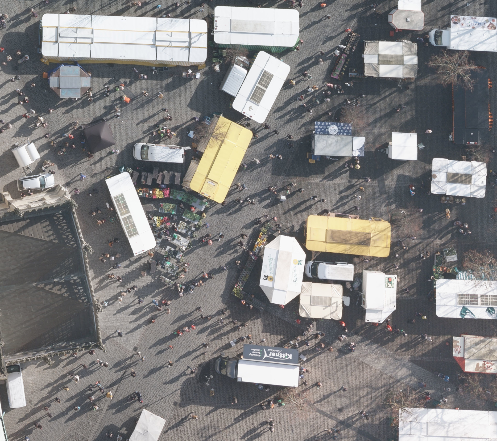 Ausschnitt des Bildes Münster Domplatz und Prinzipalmarkt